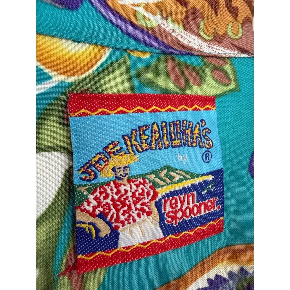 Vintage 90s Reyn Spooner Joe Kealoha Hawaiian Aloha Shirt Surf Woody Cars 3XL - Picture 3 of 8